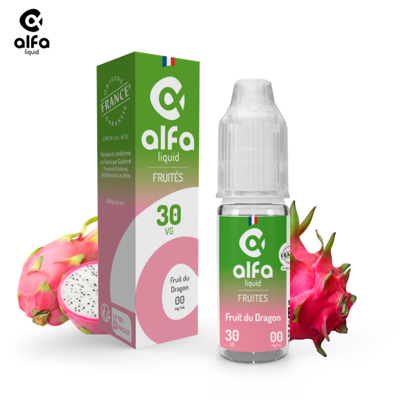 Alfaliquid Fruités (3mg
                              70% / 30%) - Fruit du Dragon 10ml
