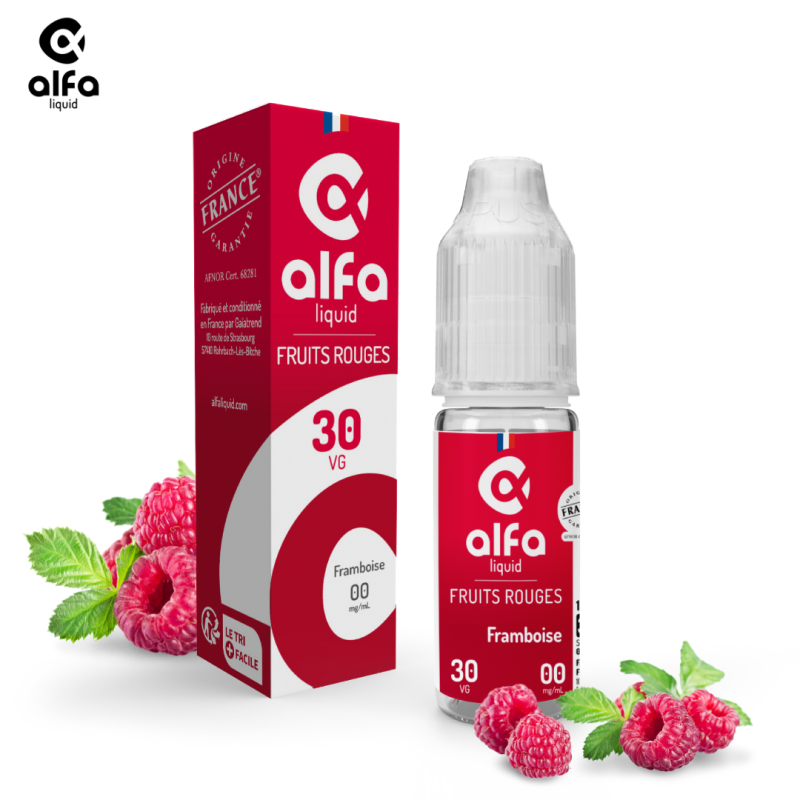 Alfaliquid Fruités (12mg
                              70% / 30%) - Framboise 10ml