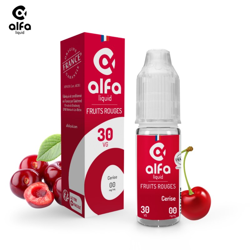 Alfaliquid Fruités (12mg
                              70% / 30%) - Cerise 10ml