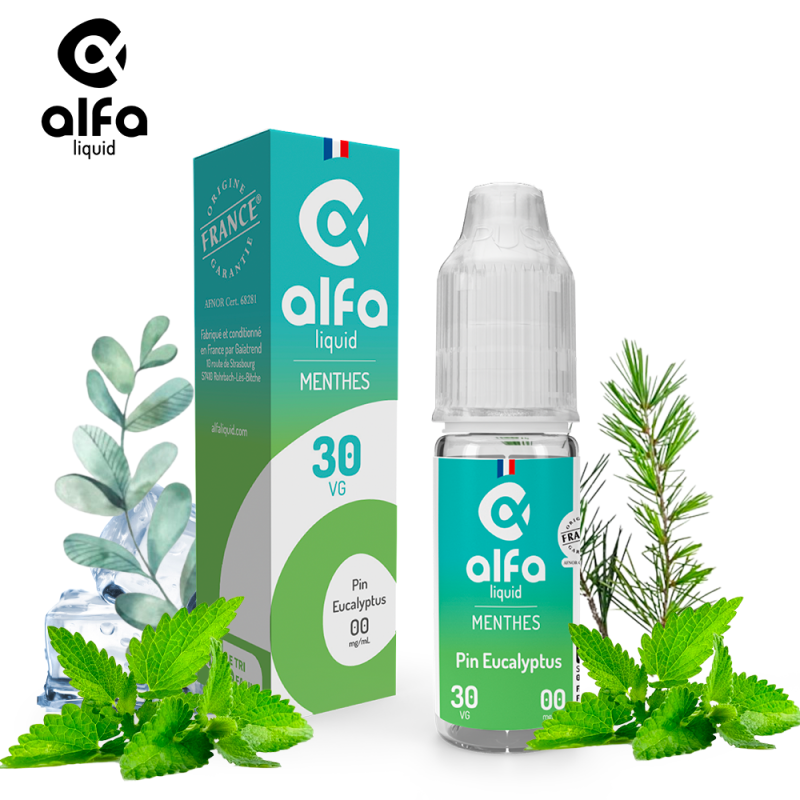 Alfaliquid Fraicheur (3mg
                              70% / 30%) - Pin Eucalyptus 10ml