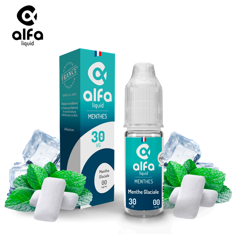 Alfaliquid Fraicheur (0mg
                              50% / 50%) - Menthe Glaciale 10ml