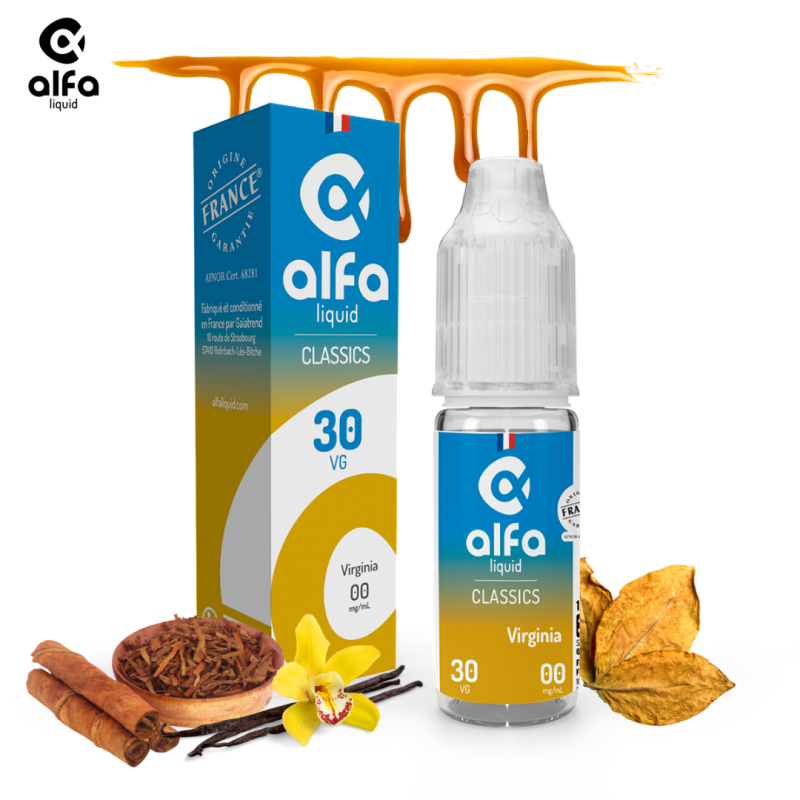 Alfaliquid Classique (6mg
                              50% / 50%) - Virginia 10ml