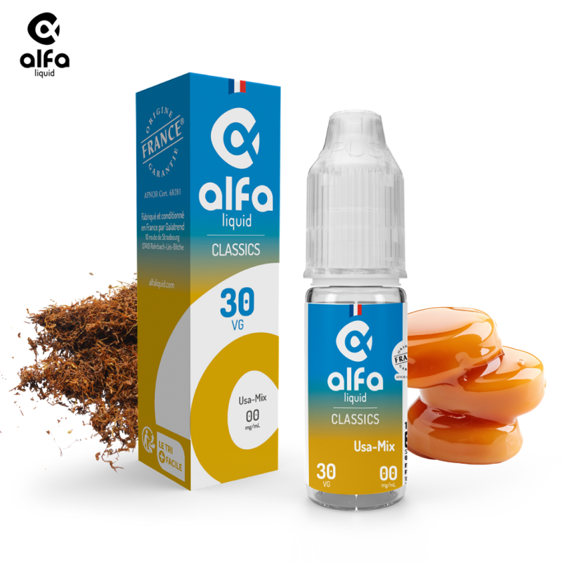 Alfaliquid Classique (3mg
                              70% / 30%) - USA-MIX 10ml