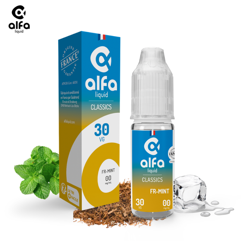 Alfaliquid Classique (3mg
                              70% / 30%) - FR-Mint 10ml