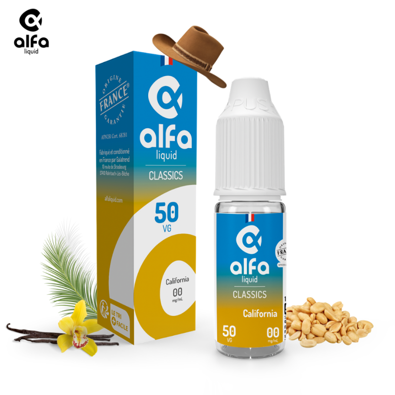 Alfaliquid Classique (19mg
                              70% / 30%) - California 10ml