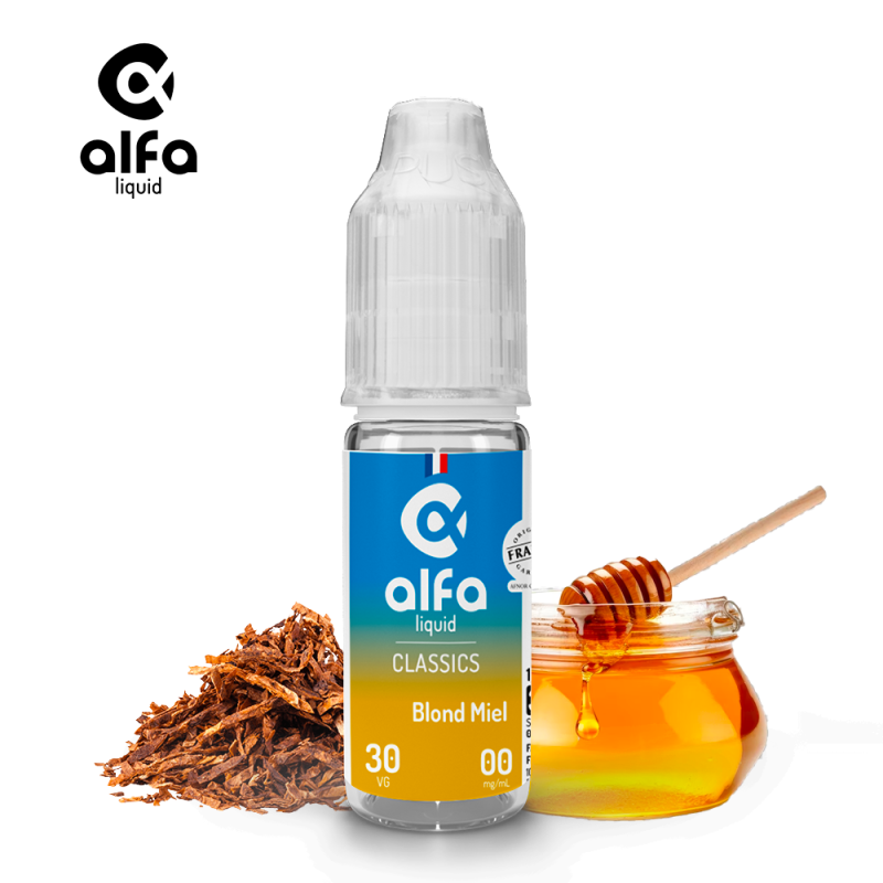 Alfaliquid Classique (12mg
                              70% / 30%) - Blond Miel 10ml