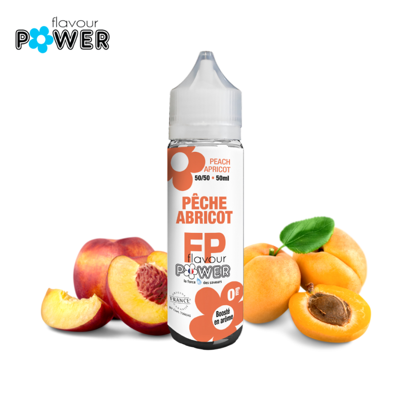 Pêche Abricot 50ml (0mg) - Flavour Power