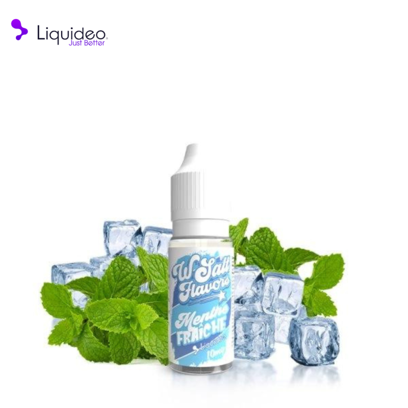 Menthe Fraîche 10ml (10mg) - Wsalt Flavors by Liquideo