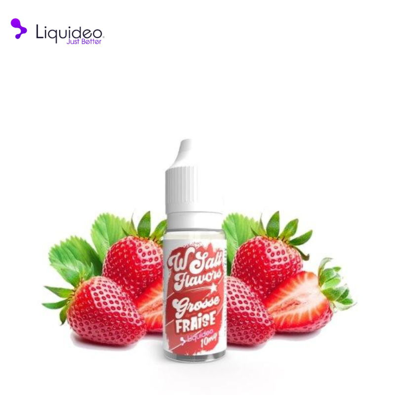 Grosse Fraise 10ml (10mg) - Wsalt Flavors by Liquideo