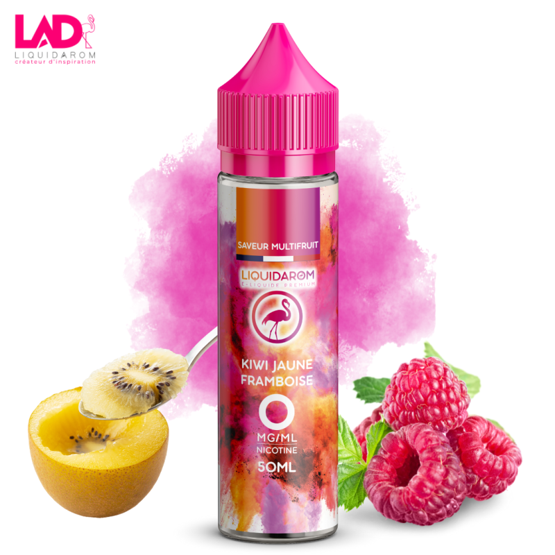 Kiwi Jaune Framboise 50ml (0mg) - Liquidarom