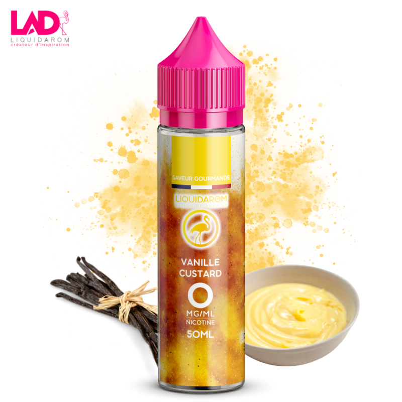 Vanille Custard 50ml (0mg) - Liquidarom