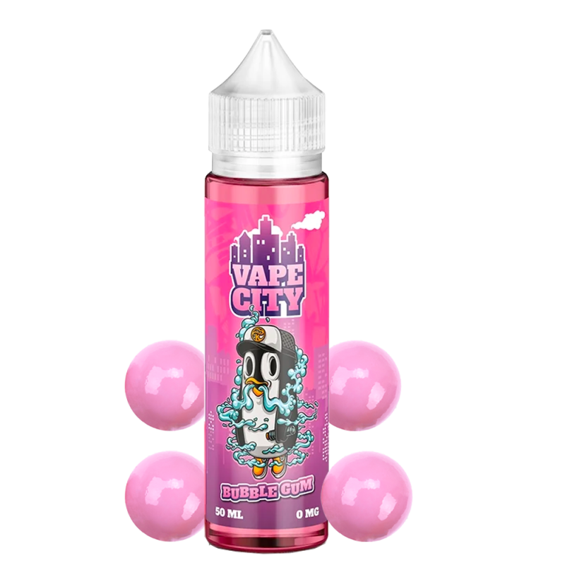 Bubble Gum 50ml (0mg) - Vape City
