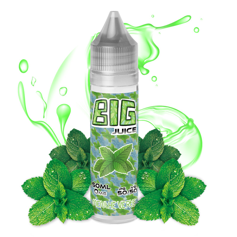 Menthe verte 50 ml (0mg) - Big juice