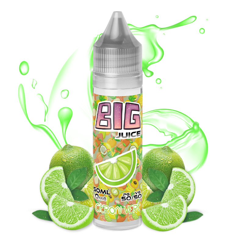 Citron vert 50 ml (0mg) - Big juice