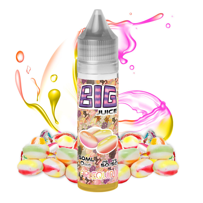 Bonbon arlequin 50 ml (0mg) - Big juice