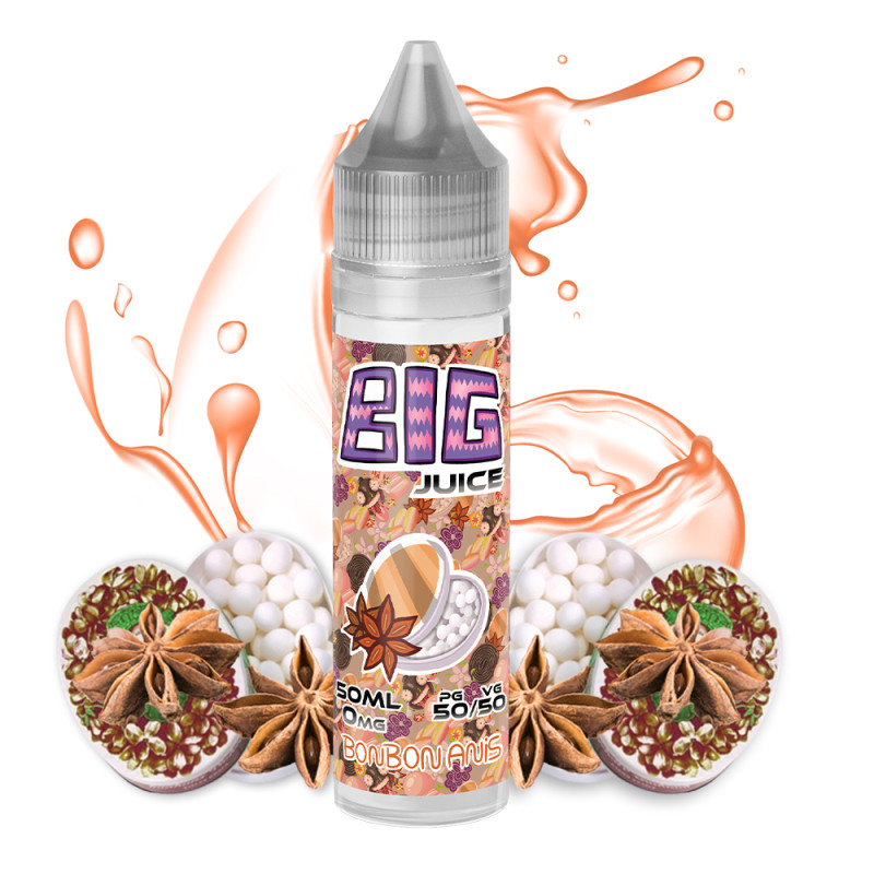 Bonbon anis 50 ml (0mg) - Big juice