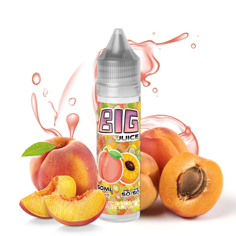 Pêche abricot 50 ml (0mg) - Big juice