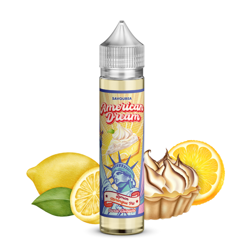 Lemon Meringue Pie 50ml (0mg) - American Dream by Savourea