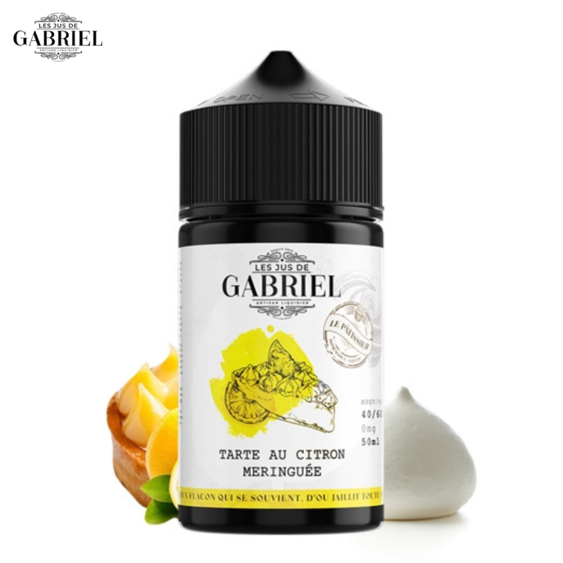 Tarte Citron Meringuée 50ml (0mg) - Jus Gabriel