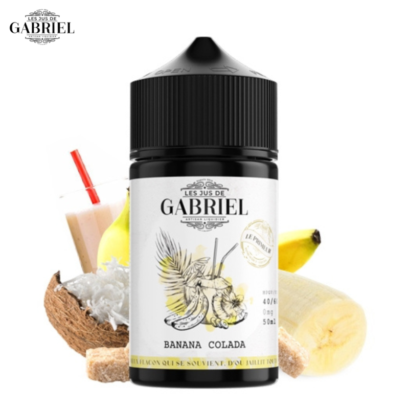 Banana Colada 50ml (0mg) - Jus Gabriel