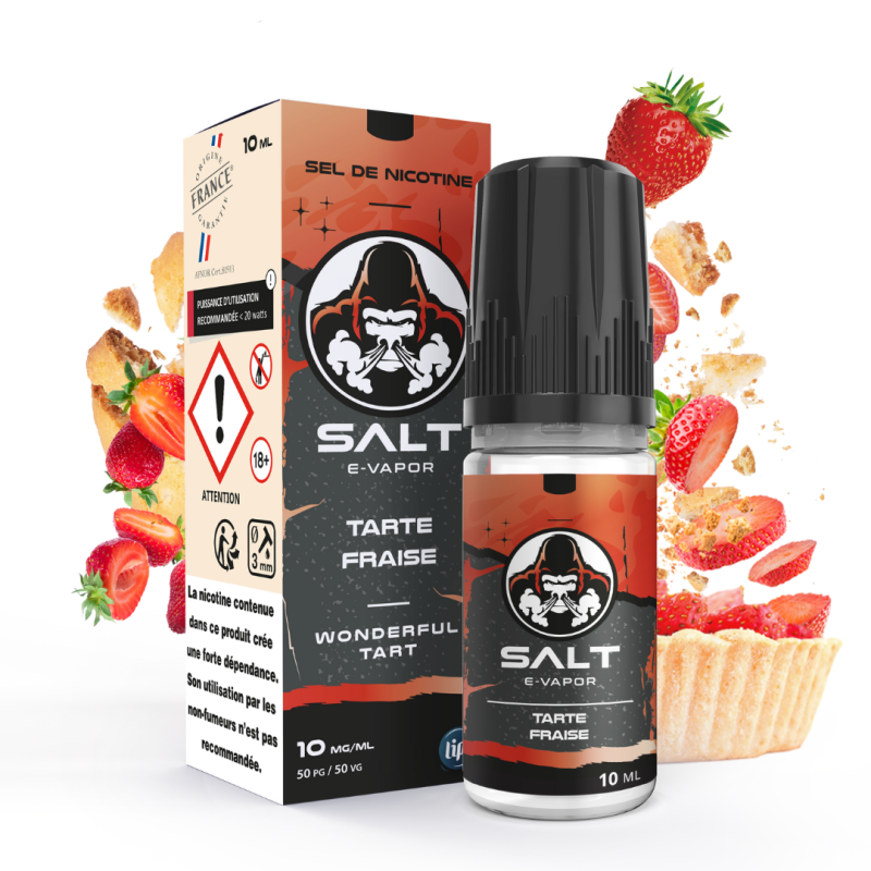 Wonderful Tart Fraise 10ml (20mg) - Salt E-Vapor by Le French Liquide