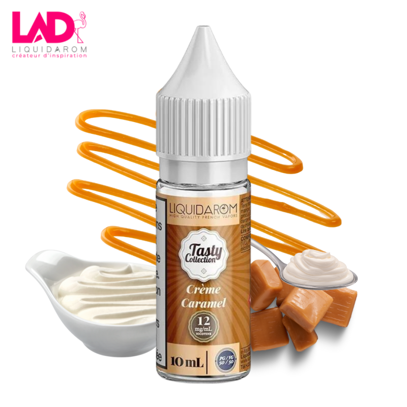 Crème Caramel 10ml (0mg) - Tasty by Liquidarom
