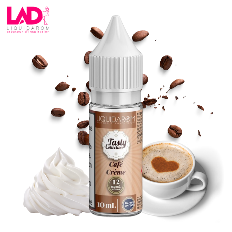 Café Crème 10ml (6mg) - Tasty by Liquidarom