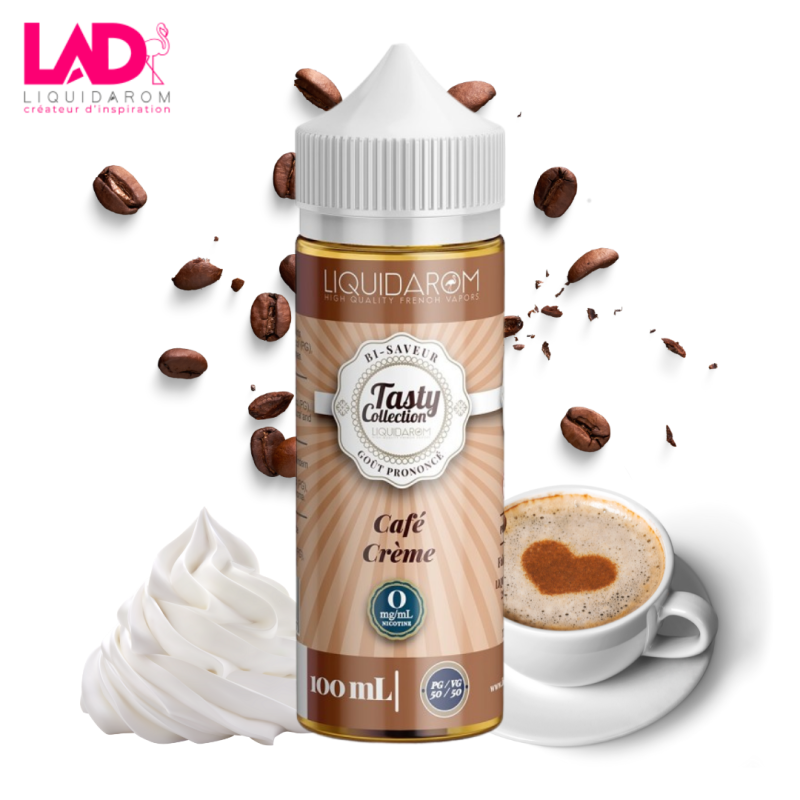 Café Crème 100ml (0mg) - Tasty by Liquidarom