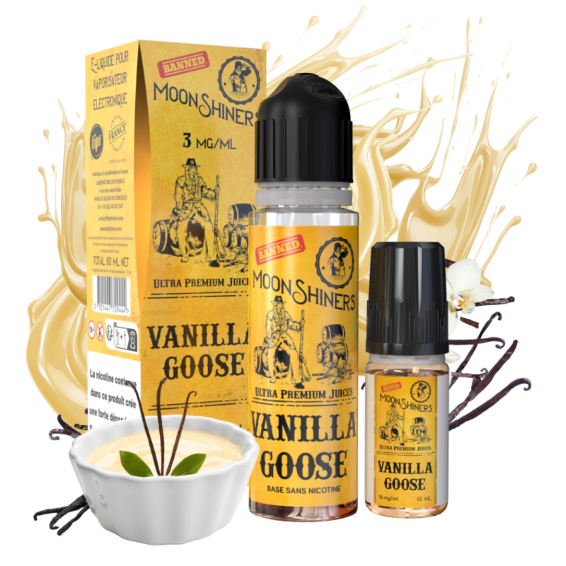 Vanilla Goose 60ml Easy2Shake (6mg) - Moon shiners by Le French Liquide