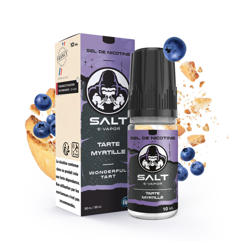 Wonderful Tart Myrtille 10ml (20mg) - Salt E-Vapor by Le French Liquide
