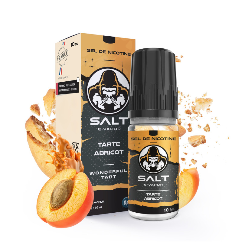 Wonderful Tart Abricot 10ml (10mg) - Salt E-Vapor by Le French Liquide