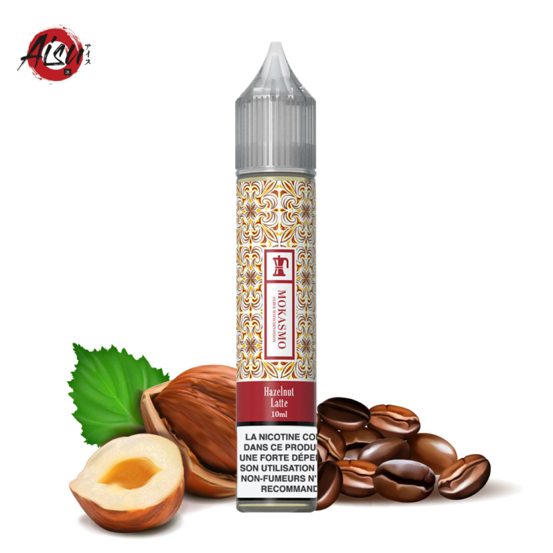 Hazelnut Latte 10ml (20mg) - Mokasmo by AISU Nic Salts