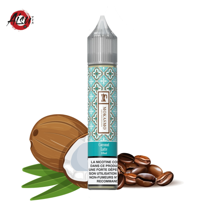 Coconut Latte 10ml (10mg) - Mokasmo by AISU Nic Salts