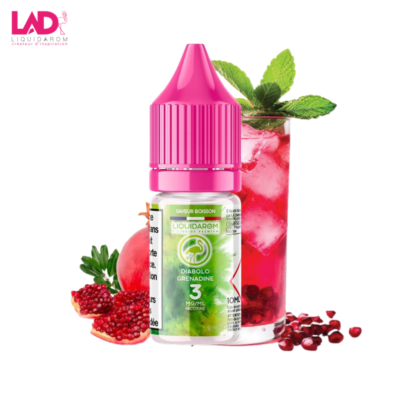 Diabolo Grenadine 10ml (0mg) - Liquidarom