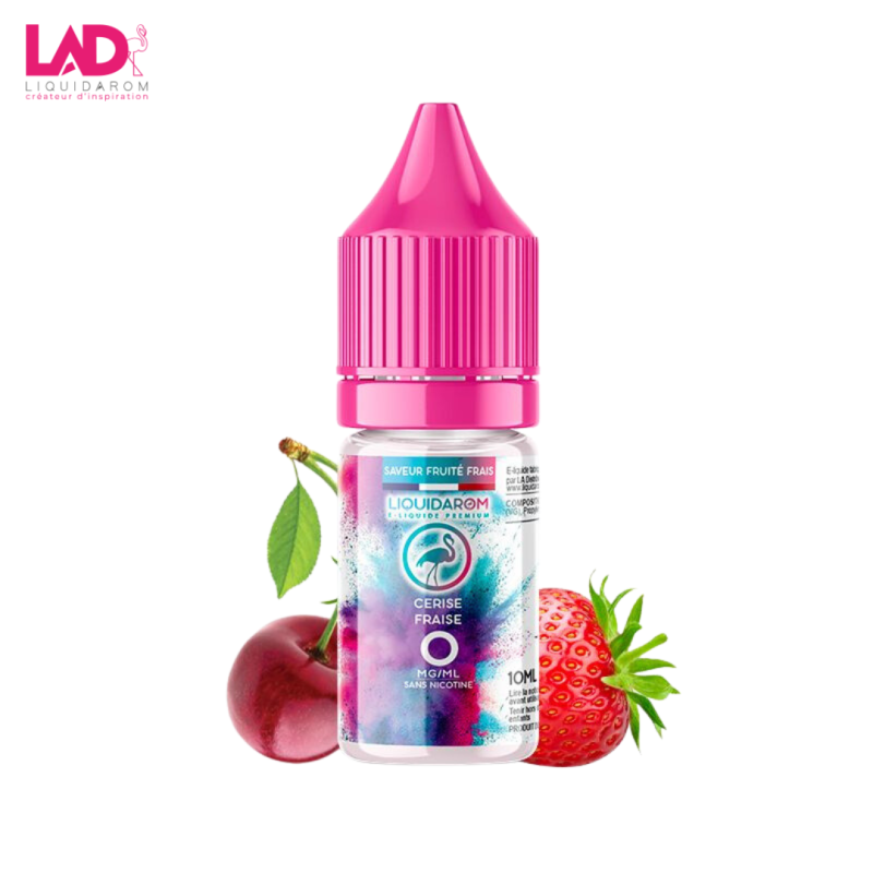 Cerise Fraise 10ml (3mg) - Liquidarom