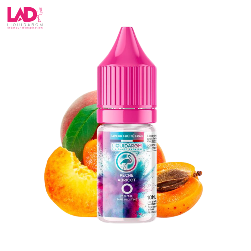 Pêche Abricot 10ml (12mg) - Liquidarom