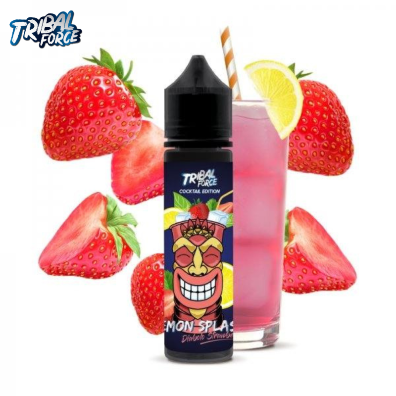 Lemon Splash Strawberry Edition 50ml (0mg) - Tribal Force