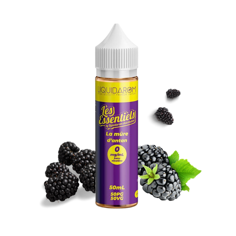 La Mûre d'Antan 50ml (0mg) - Les Essentiels by Liquidarom