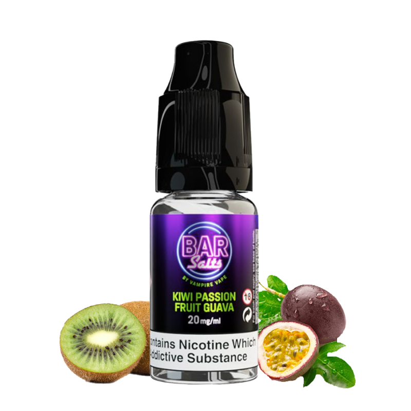 Kiwi Passion Fruits Guava 10ml (10mg) - Bar Salts by Vampire Vape