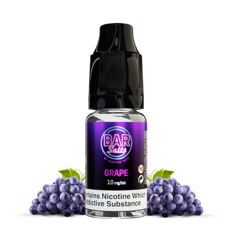 Grape 10ml (10mg) - Bar Salts by Vampire Vape
