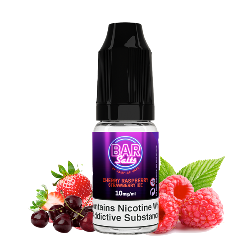 Cherry Raspberry Strawberry 10ml (10mg) - Bar Salts by Vampire Vape
