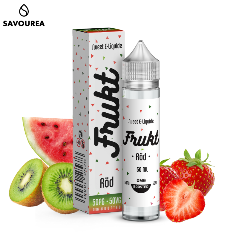 Röd 50ml (0mg) - Frukt by Savourea