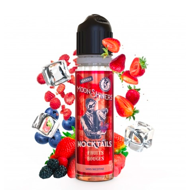 Fruits rouges 50ml (0mg) - Moon shiners Mocktails by Le French Liquide