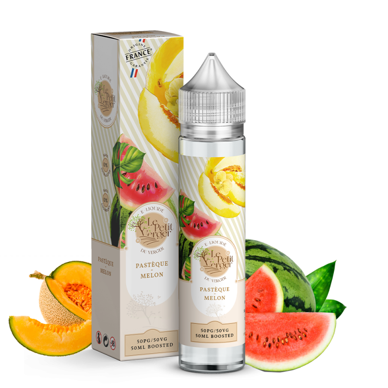 Pastèque Melon 50ml (0mg) - Le Petit Verger by Savourea