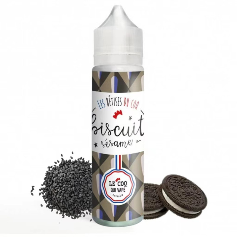 Biscuit Sésame 50ml (0mg) - Le Coq qui Vape
