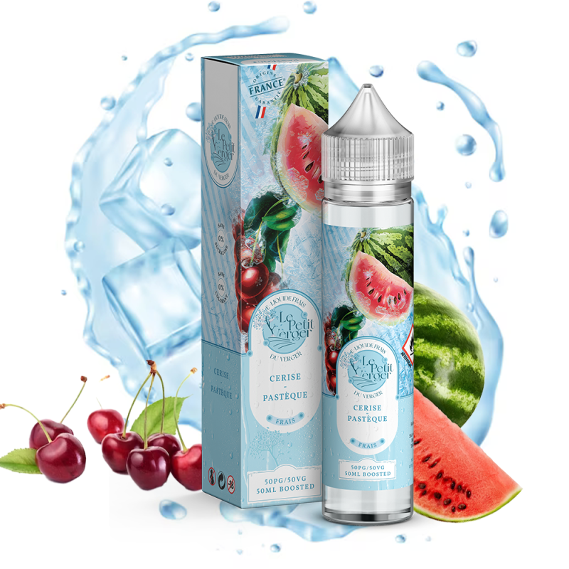 Cerise Pasteque Frais 50ml (0mg) - Le Petit Verger by Savourea