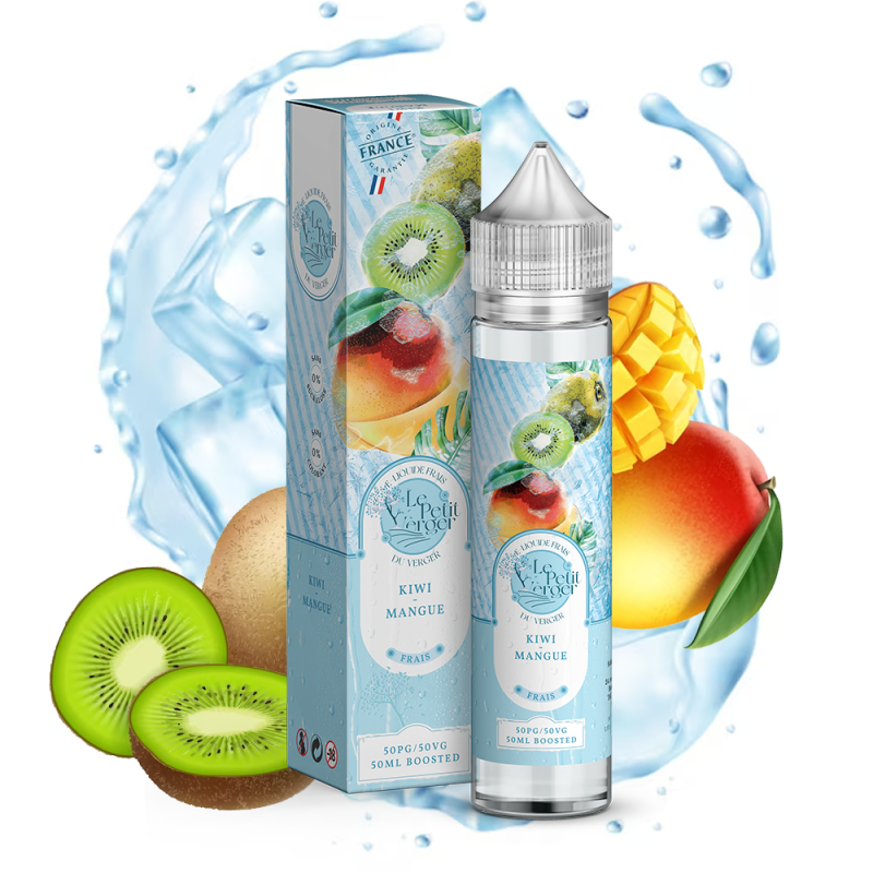 Kiwi Mangue Frais 50ml (0mg) - Le Petit Verger by Savourea