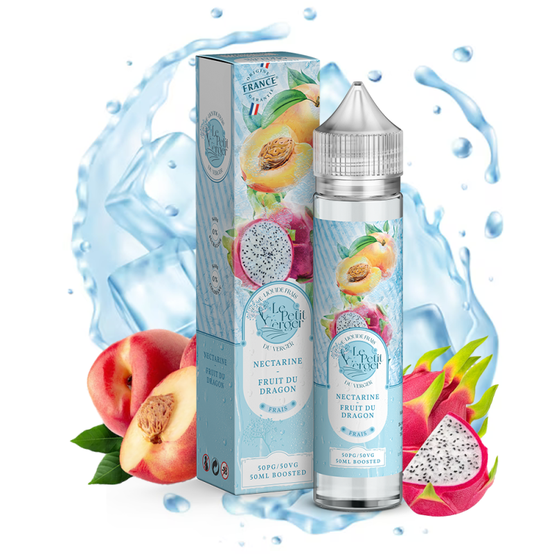 Nectarine Fruit du Dragon frais 50ml (0mg) - Le Petit Verger by Savourea