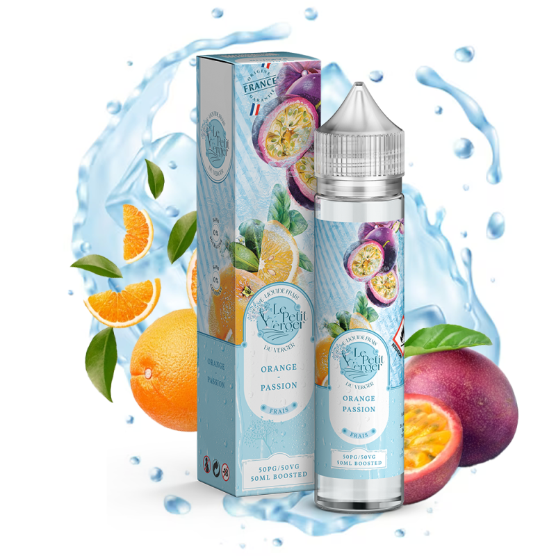 Orange Passion Frais 50ml (0mg) - Le Petit Verger by Savourea