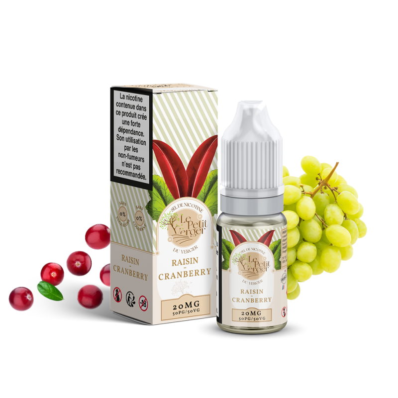 Raisin Cranberry 10ml Nic Salt (20mg) - Le Petit Verger By Savourea